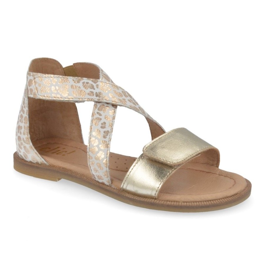 Children'S Shoes For Meisjes clic! | Clic! Sandals Gold Girls (20114) - Junior Steps