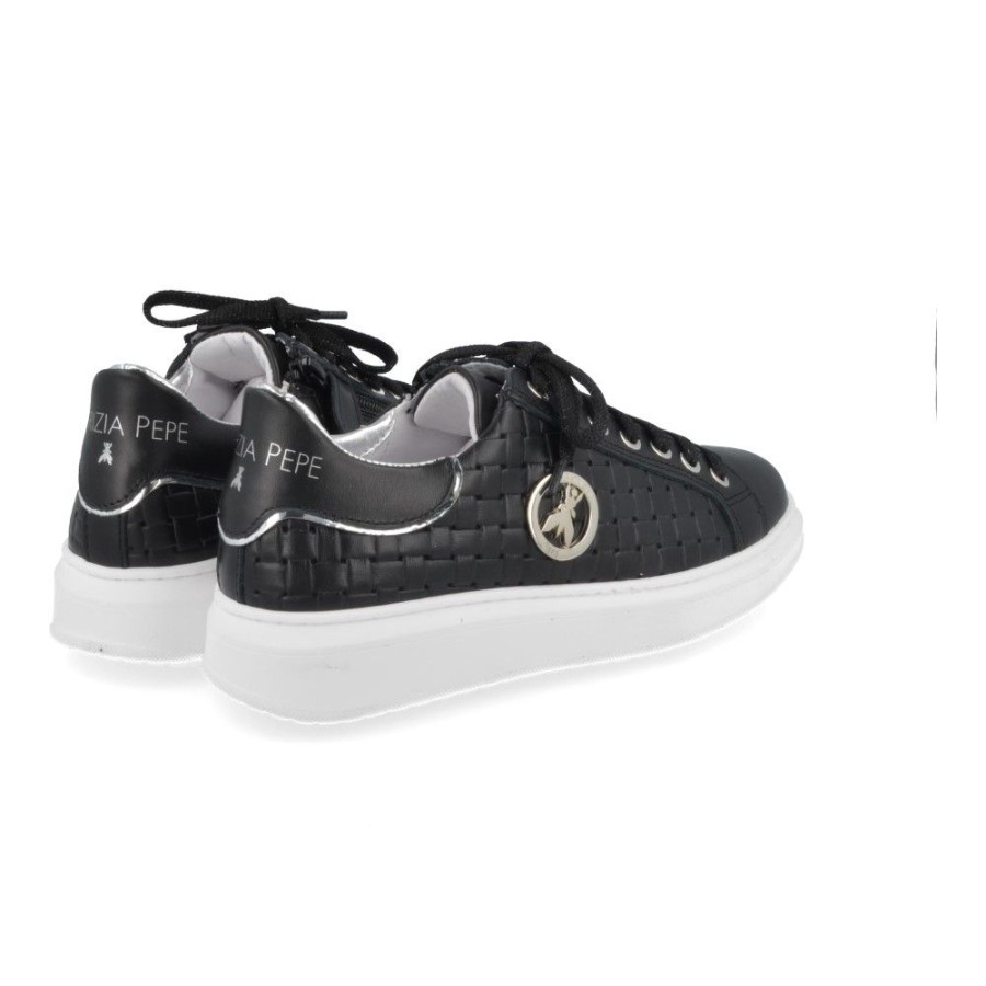 Children'S Shoes For Meisjes Patrizia pepe | Patrizia Pepe Sneakers Black Girls (Pj103.01) - Junior Steps