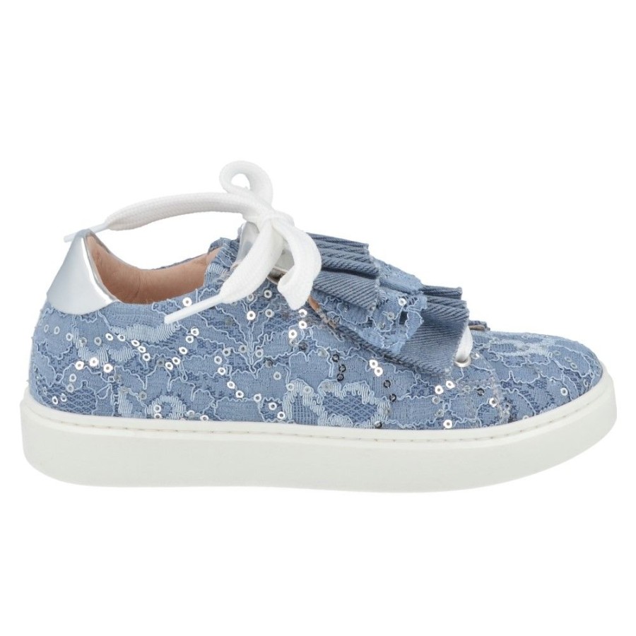 Children'S Shoes For Meisjes andrea morelli | Andrea Morelli Sneakers Jeans Girls (00312) - Junior Steps