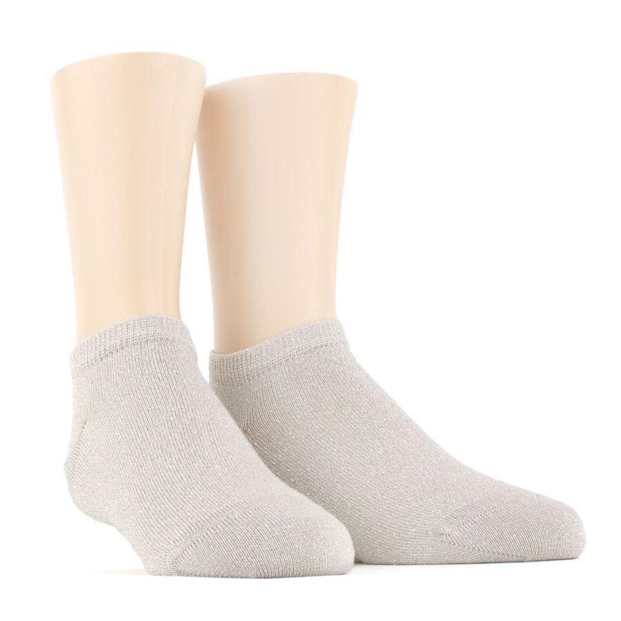 Accessories doré doré | Dore Dore Sneaker Socks Silver Girls (Ap505153/310) - Junior Steps