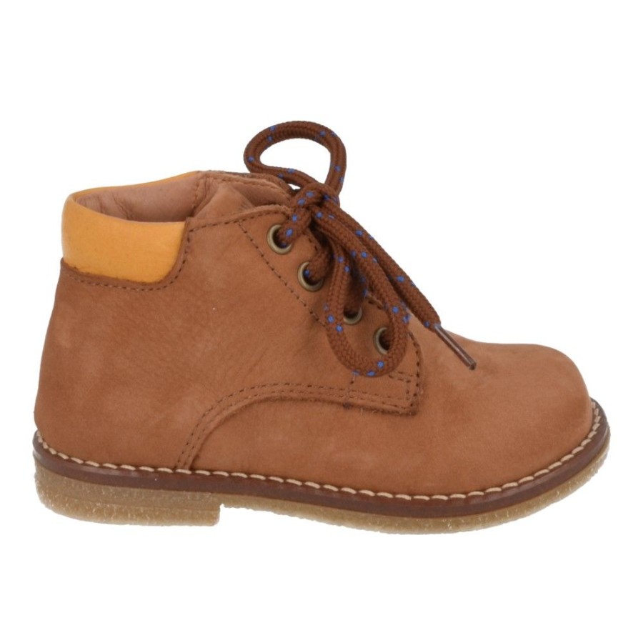 Children'S Shoes For Jongens romagnoli | Romagnoli Lace-Up Boots Cognac Boys (3230R138) - Junior Steps