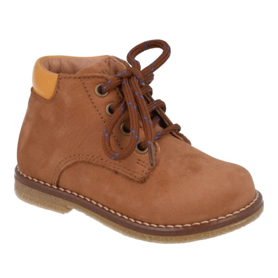 Children'S Shoes For Jongens romagnoli | Romagnoli Lace-Up Boots Cognac Boys (3230R138) - Junior Steps