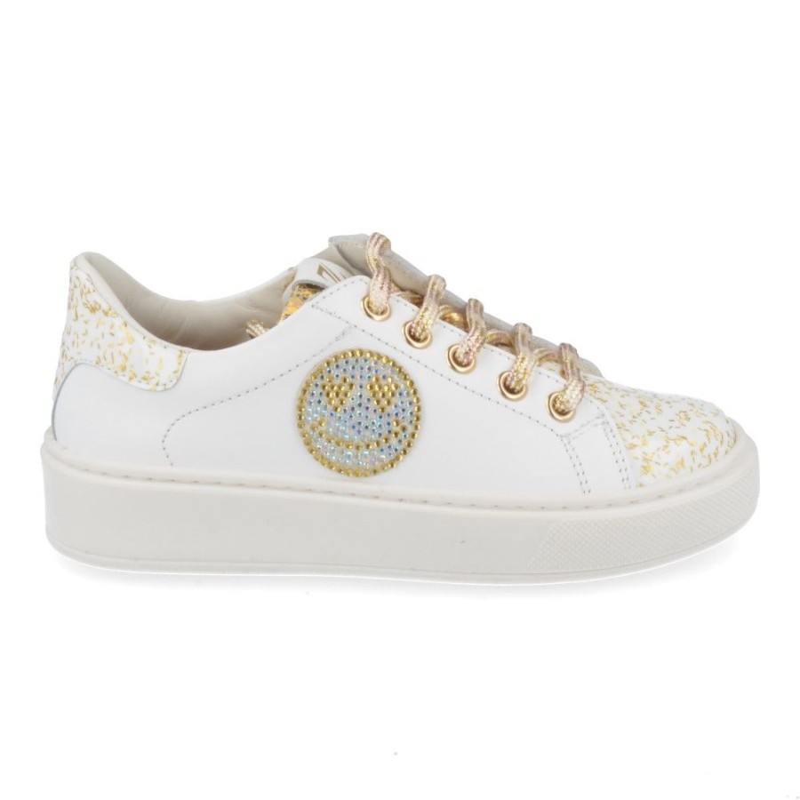 Children'S Shoes For Meisjes zecchino d'oro | Zecchino D'Oro Sneakers Wit Girls (F09-3906-1G) - Junior Steps