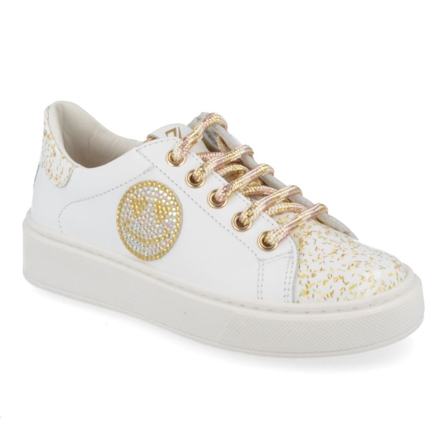 Children'S Shoes For Meisjes zecchino d'oro | Zecchino D'Oro Sneakers Wit Girls (F09-3906-1G) - Junior Steps