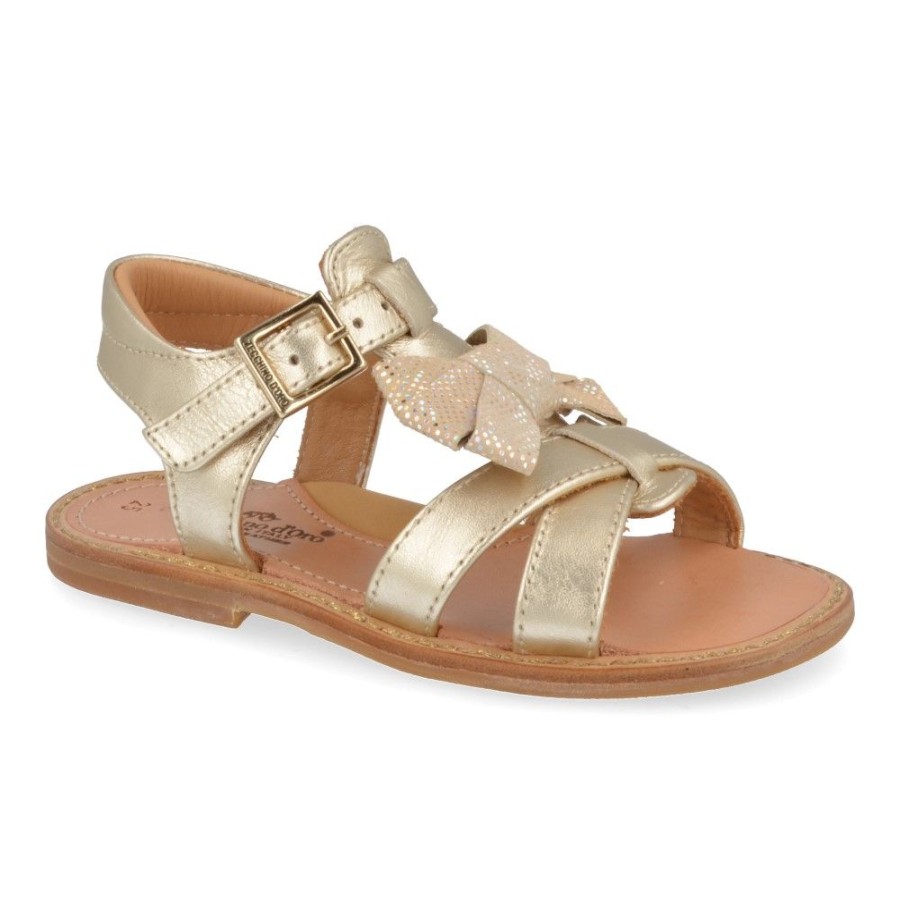 Children'S Shoes For Meisjes zecchino d'oro | Zecchino D'Oro Sandals Gold Girls (A21-1848-1G) - Junior Steps