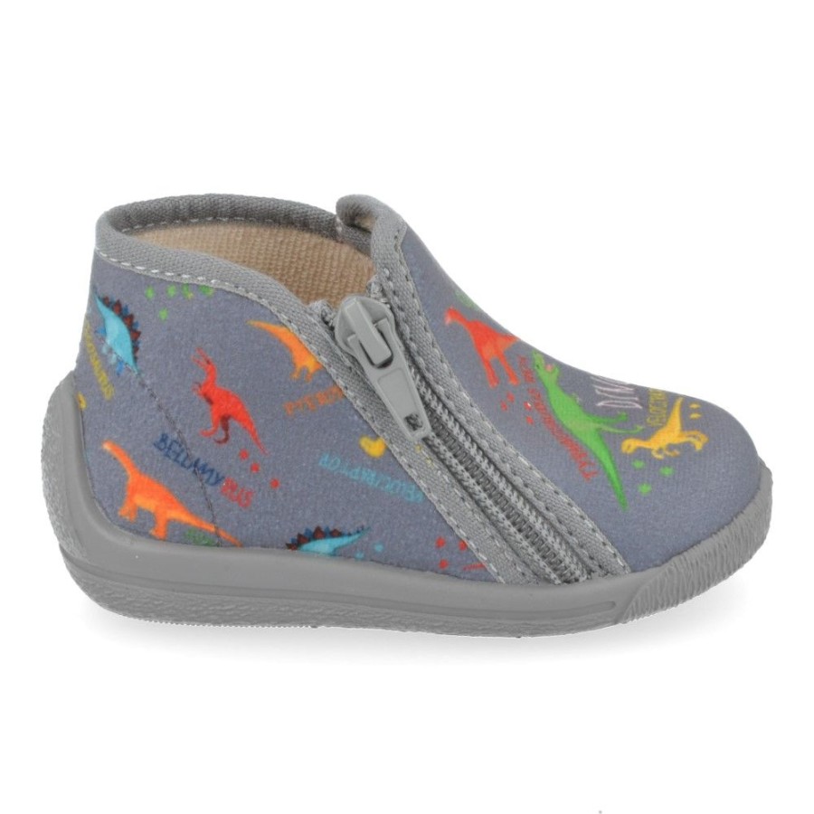 Children'S Shoes For Jongens bellamy | Bellamy Slippers Grey Boys (28752003 Tela) - Junior Steps