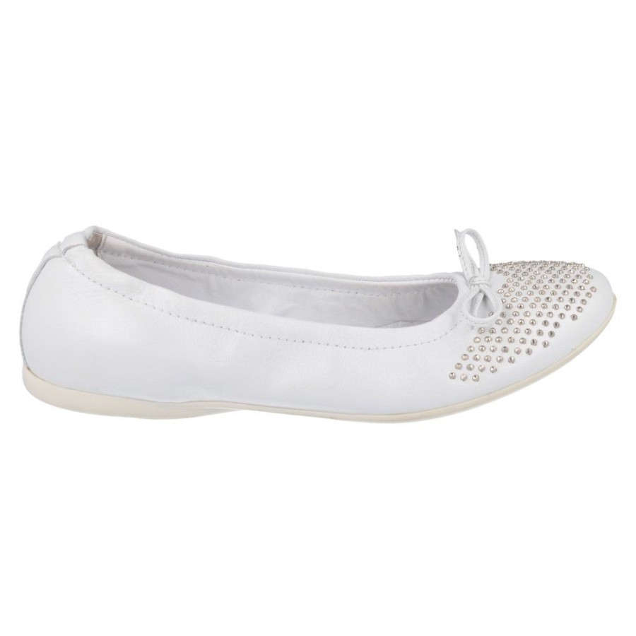 Children'S Shoes For Meisjes VIVIANE | Viviane Ballerina Wit Girls (8510/3) - Junior Steps