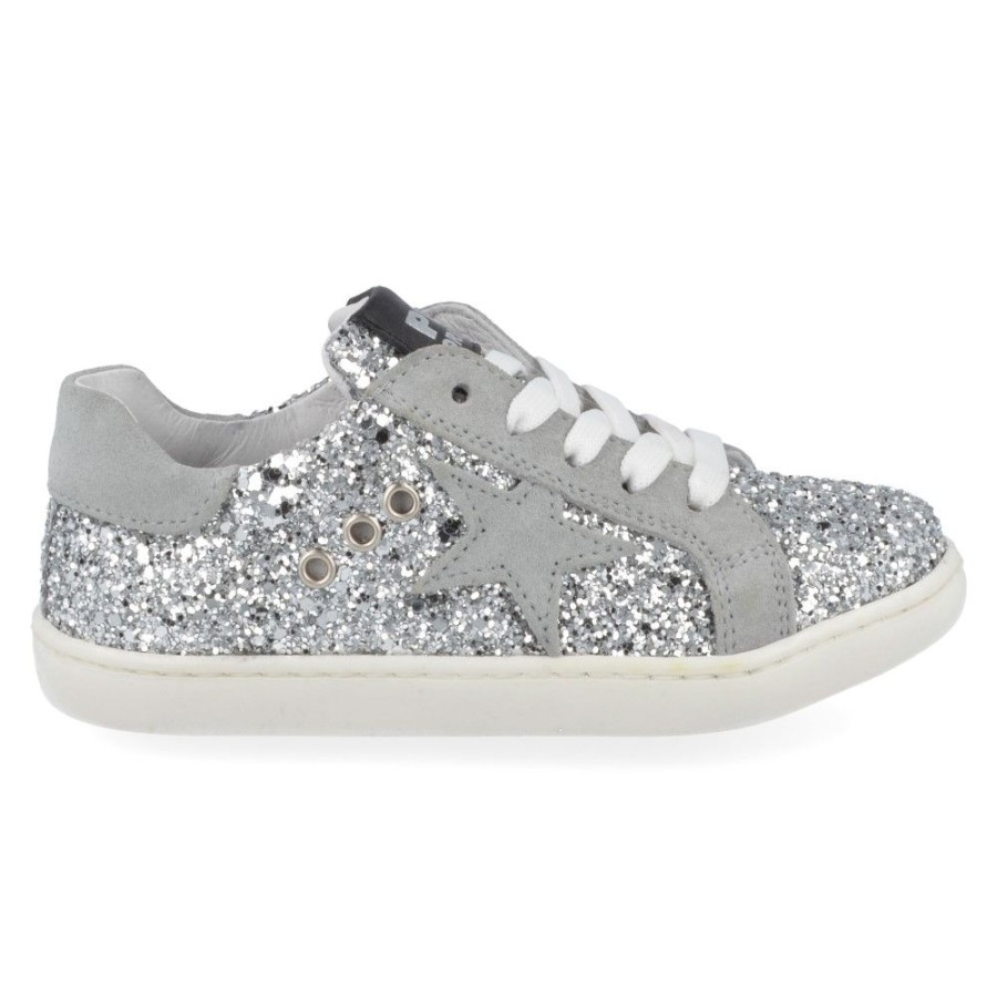 Children'S Shoes For Meisjes poldino | Poldino Sneakers Silver Girls (5334) - Junior Steps