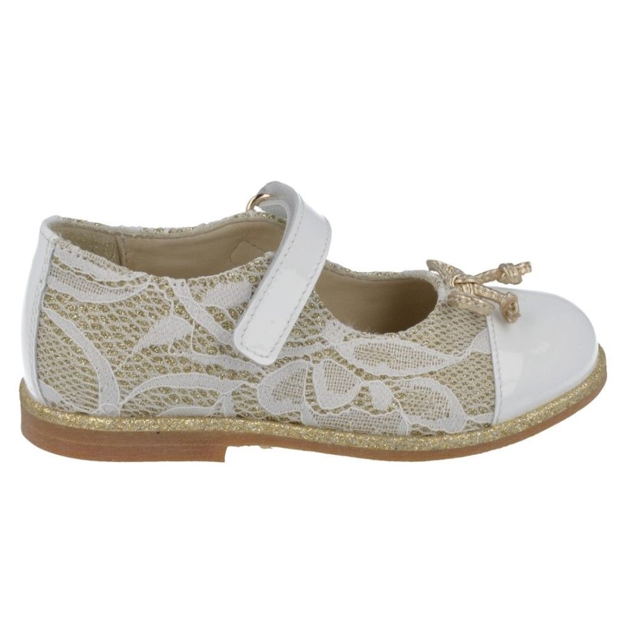 Children'S Shoes For Meisjes zecchino d'oro | Zecchino D'Oro Ballerina Wit Girls (1528) - Junior Steps