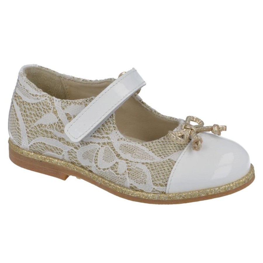 Children'S Shoes For Meisjes zecchino d'oro | Zecchino D'Oro Ballerina Wit Girls (1528) - Junior Steps