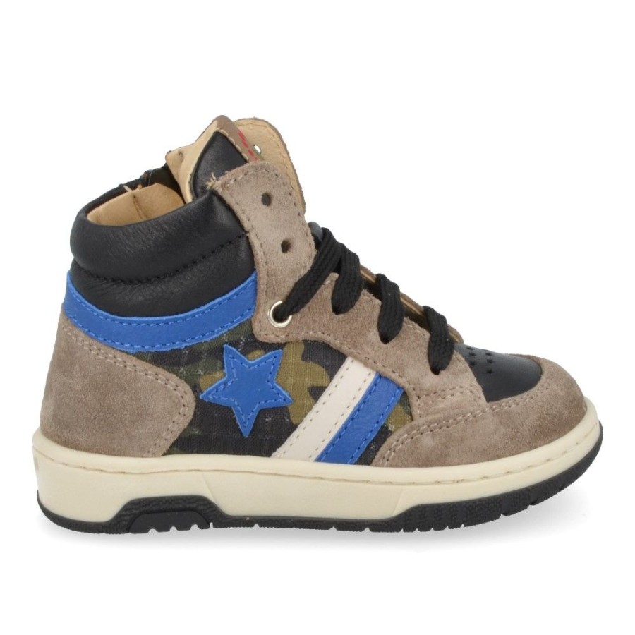 Children'S Shoes For Jongens walOnline | Walkey Sneakers Black Boys (42579) - Junior Steps