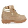 Children'S Shoes For Meisjes collonil | Walkey Lace-Up Boots Gold Girls (40135) - Junior Steps