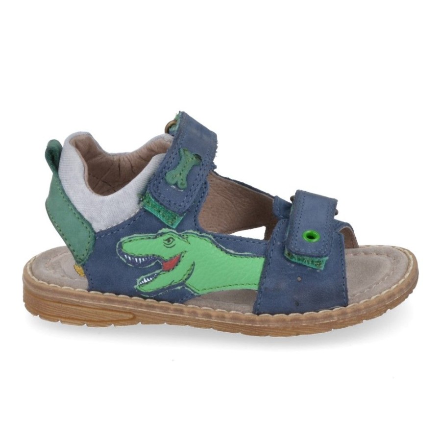 Children'S Shoes For Jongens stones and bones | Stones And Bones Sandals Blue Boys (Dinos) - Junior Steps