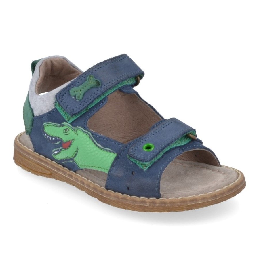 Children'S Shoes For Jongens stones and bones | Stones And Bones Sandals Blue Boys (Dinos) - Junior Steps