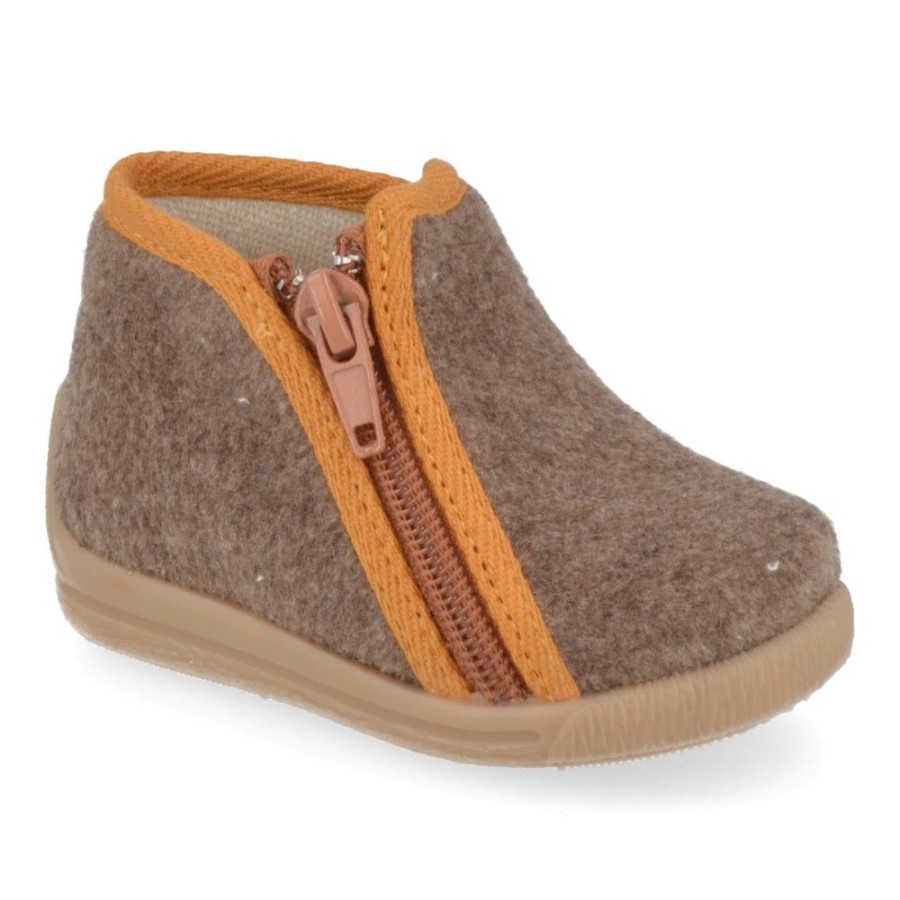 Children'S Shoes For Jongens bellamy | Bellamy Slippers Taupe Boys (742005) - Junior Steps