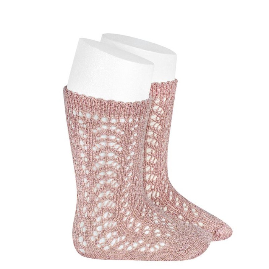 Accessories condor | Condor Knee Socks Pink Girls (2.528/2 Col.544) - Junior Steps