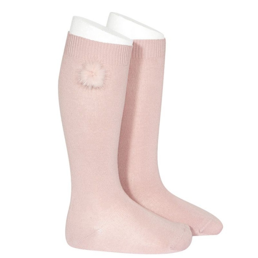 Accessories condor | Condor Knee Socks Pink Girls (2.483/2 Col. 526) - Junior Steps