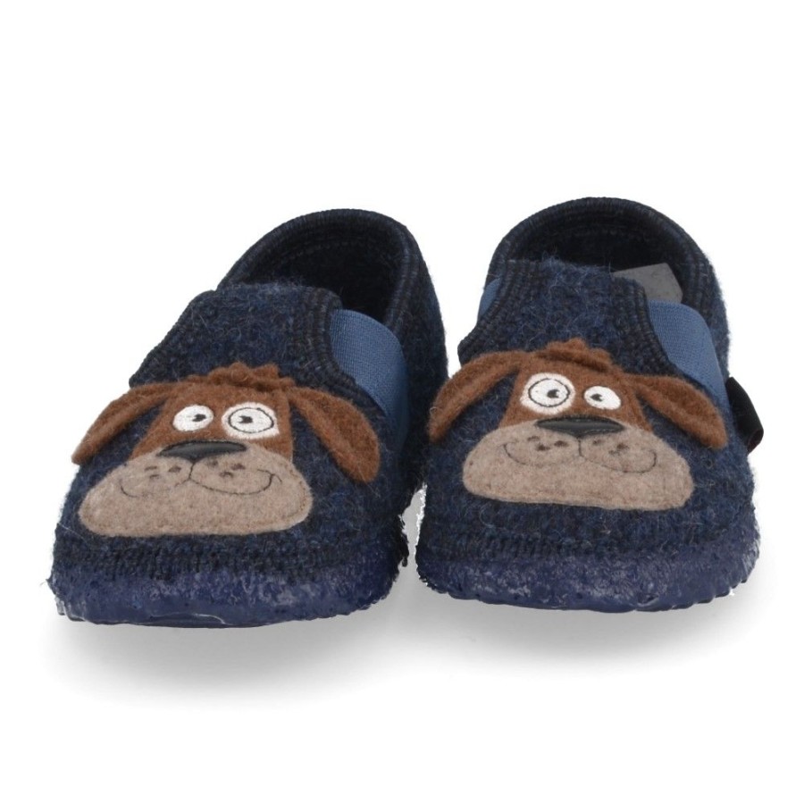 Children'S Shoes For Jongens giesswein | Giesswein Slippers Blue Boys (42046) - Junior Steps