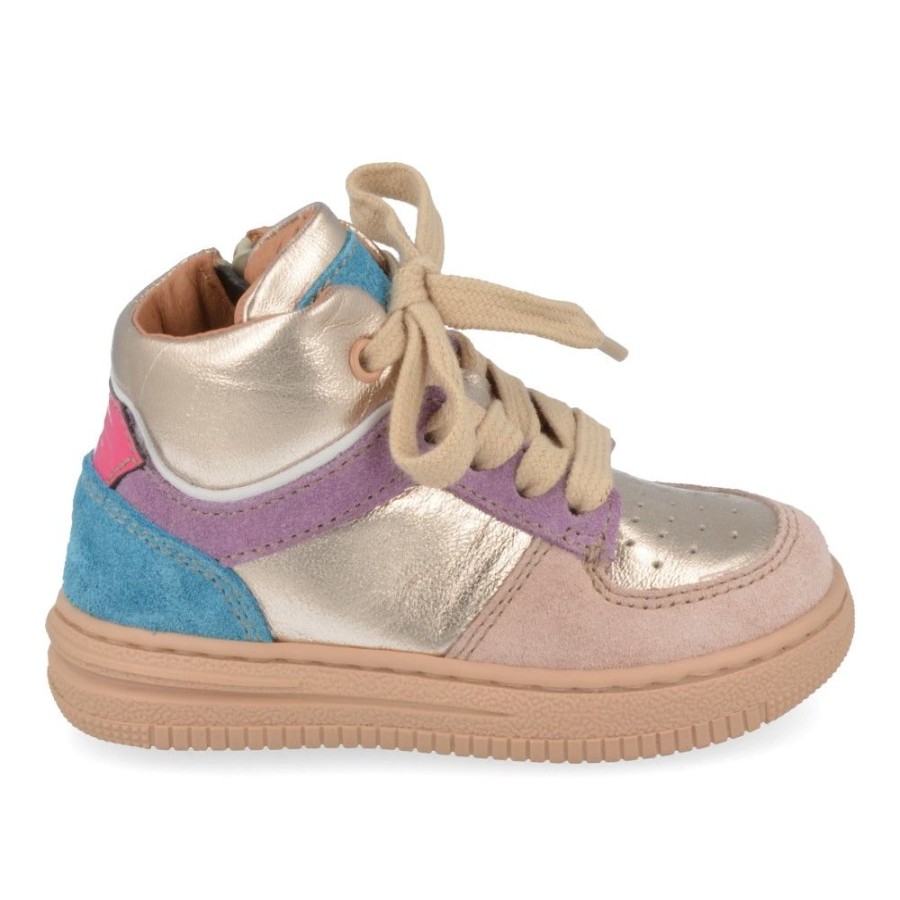 Children'S Shoes For Meisjes romagnoli | Romagnoli Sneakers Gold Girls (3310R624) - Junior Steps