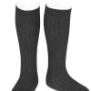 Accessories condor | Condor Knee Socks Black Girls (3.220/2 Col. 900) - Junior Steps