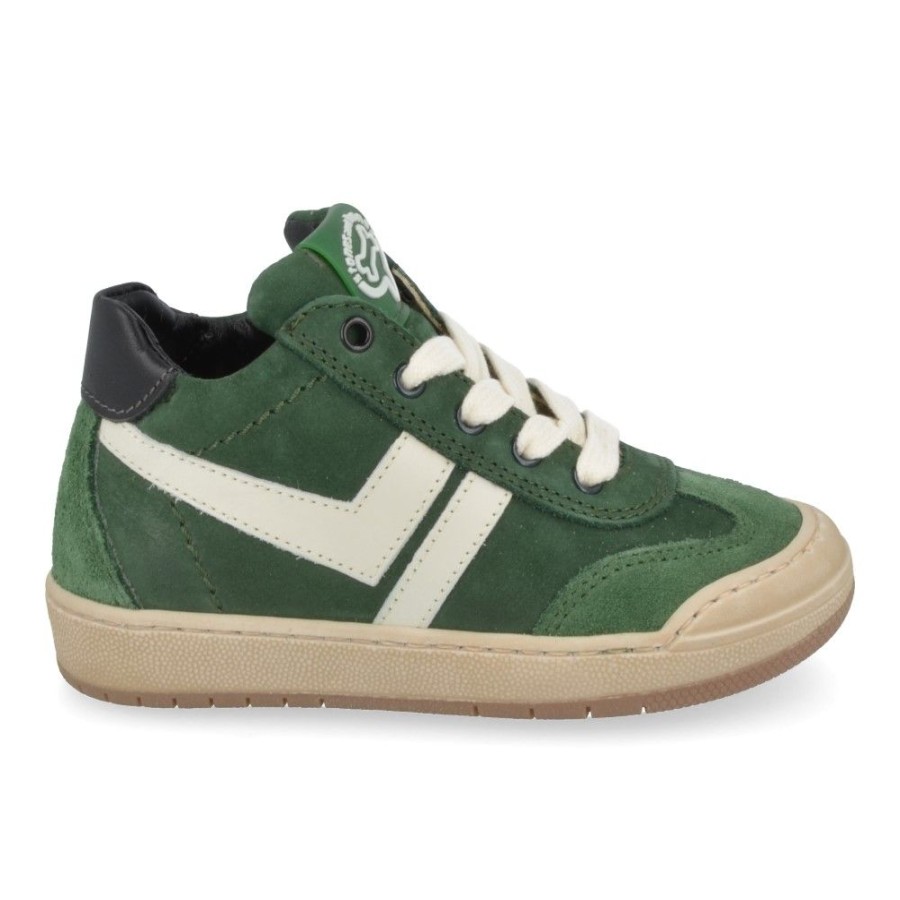 Children'S Shoes For Jongens stones and bones | Stones And Bones Sneakers Green Boys (Noles) - Junior Steps