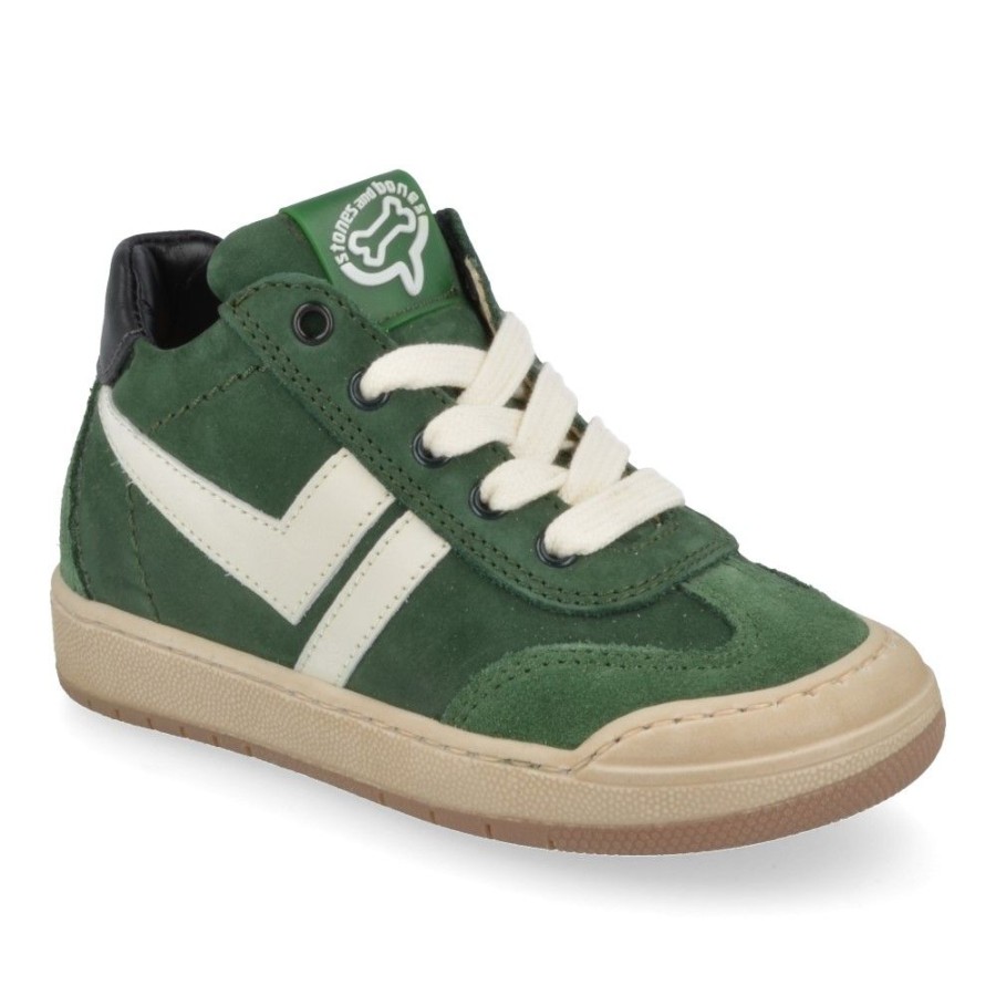 Children'S Shoes For Jongens stones and bones | Stones And Bones Sneakers Green Boys (Noles) - Junior Steps