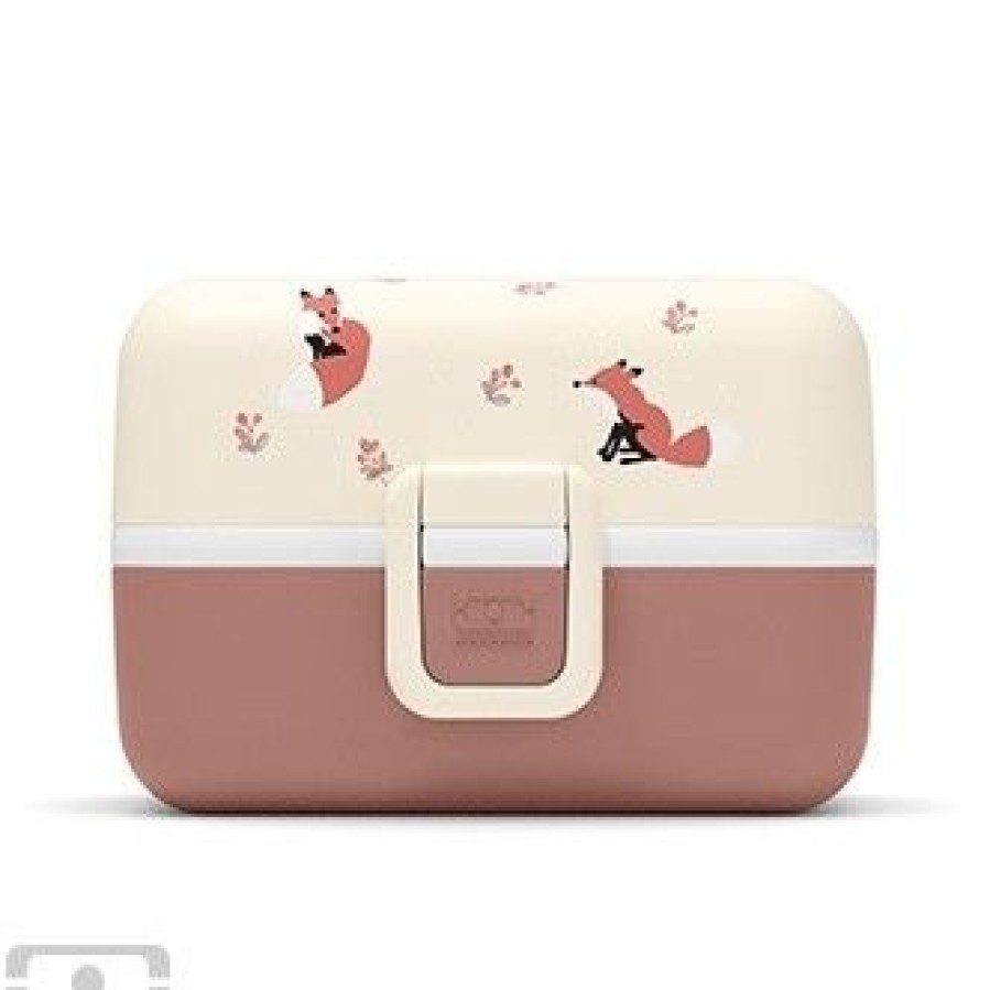 Accessories monbento | Monbento Sandwich Box Pink Girls (17014081) - Junior Steps