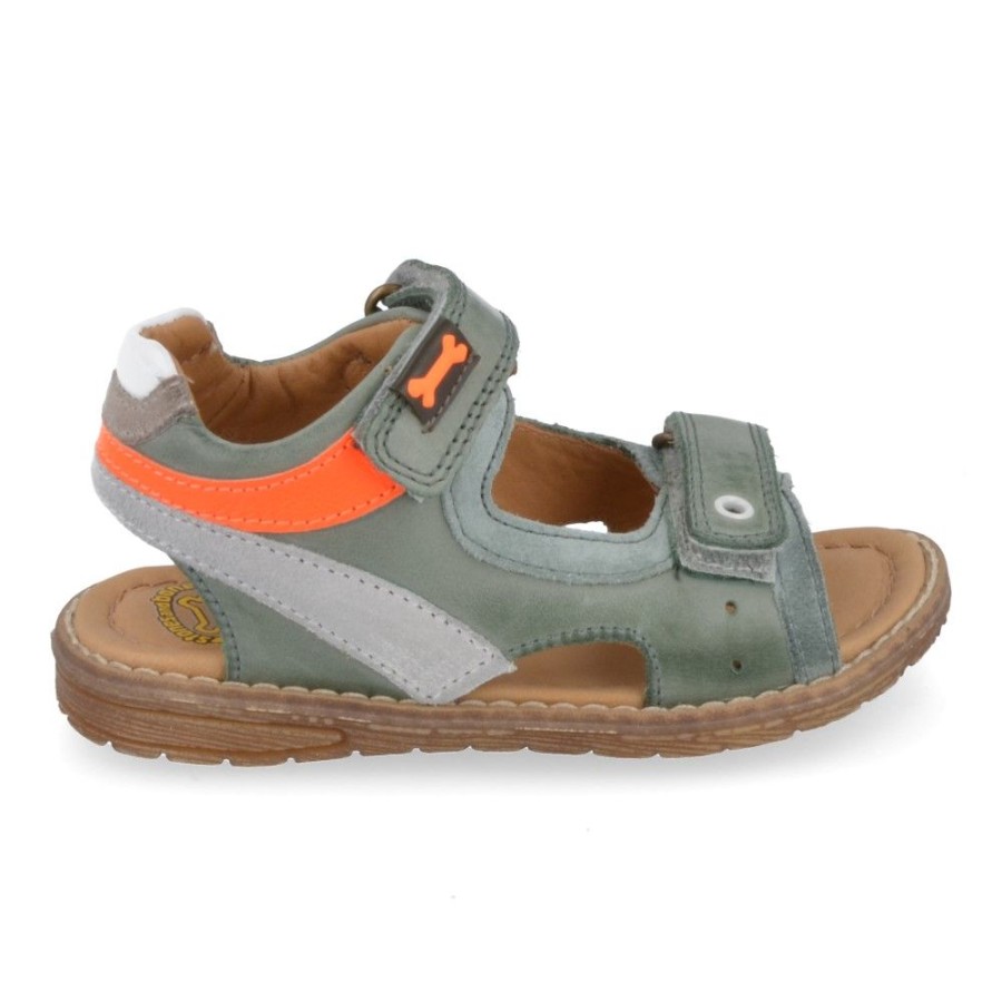 Children'S Shoes For Jongens stones and bones | Stones And Bones Sandals Khaki Boys (Drops) - Junior Steps