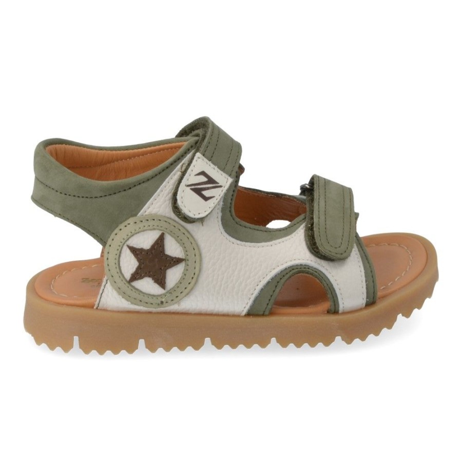 Children'S Shoes For Jongens zecchino d'oro | Zecchino D'Oro Sandals Khaki Boys (A33-3304) - Junior Steps