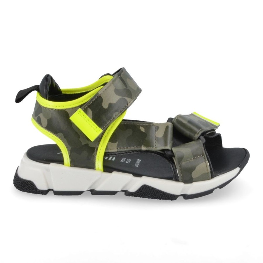 Children'S Shoes For Jongens collonil | Andrea Morelli Sandals Khaki Boys (51336) - Junior Steps