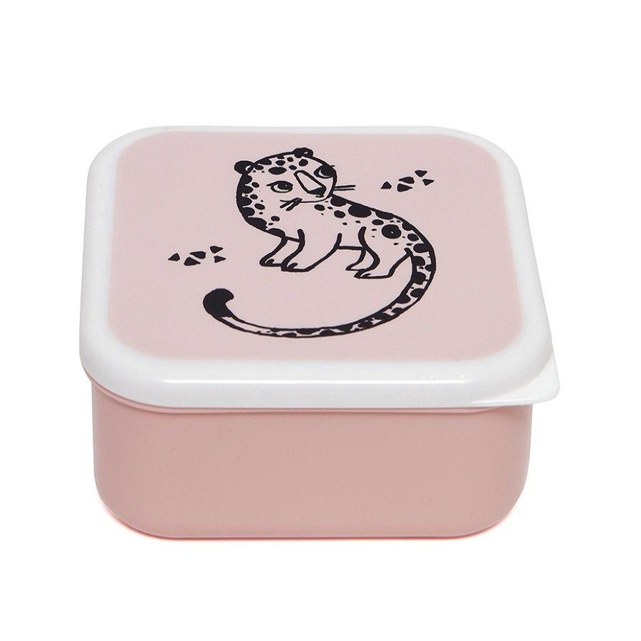 Accessories petit monHot | Petit Monkey Sandwich Box Pink Girls (39249000 Lb21) - Junior Steps