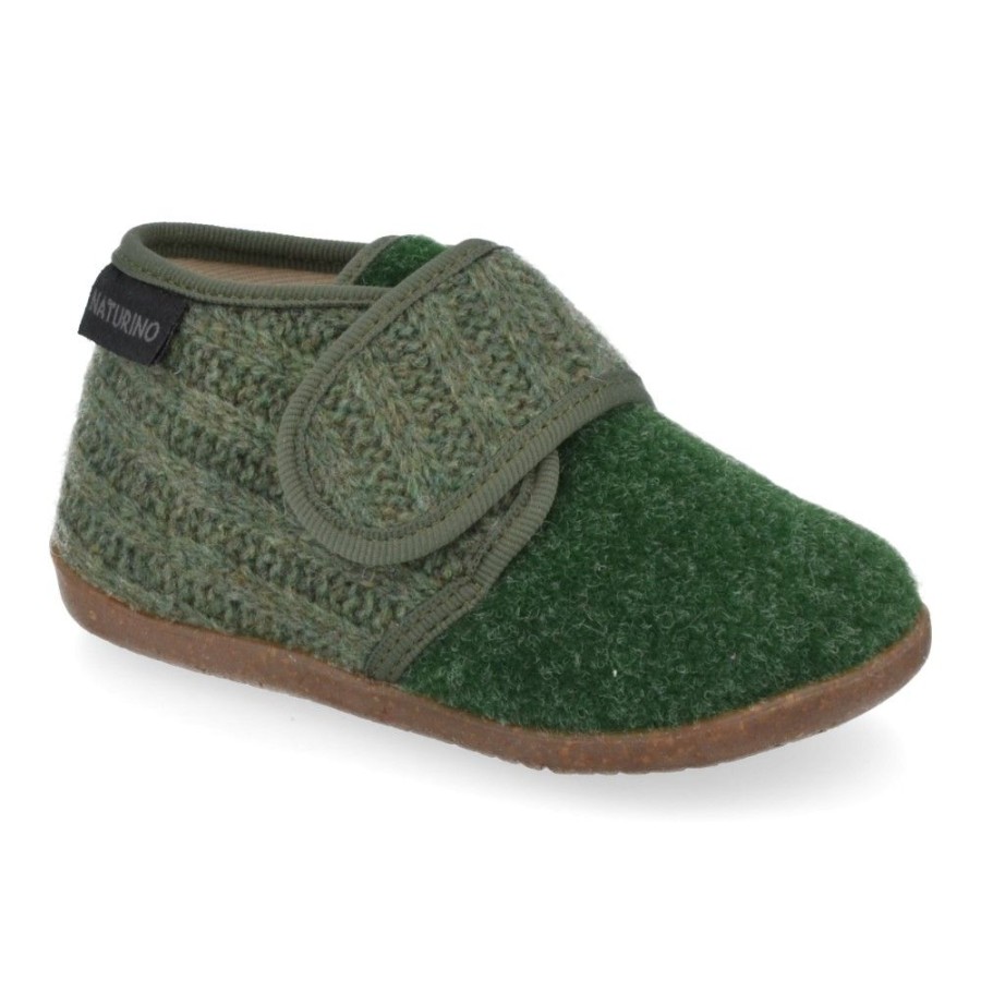 Children'S Shoes For Jongens naturino | Naturino Slippers Green (Home) - Junior Steps