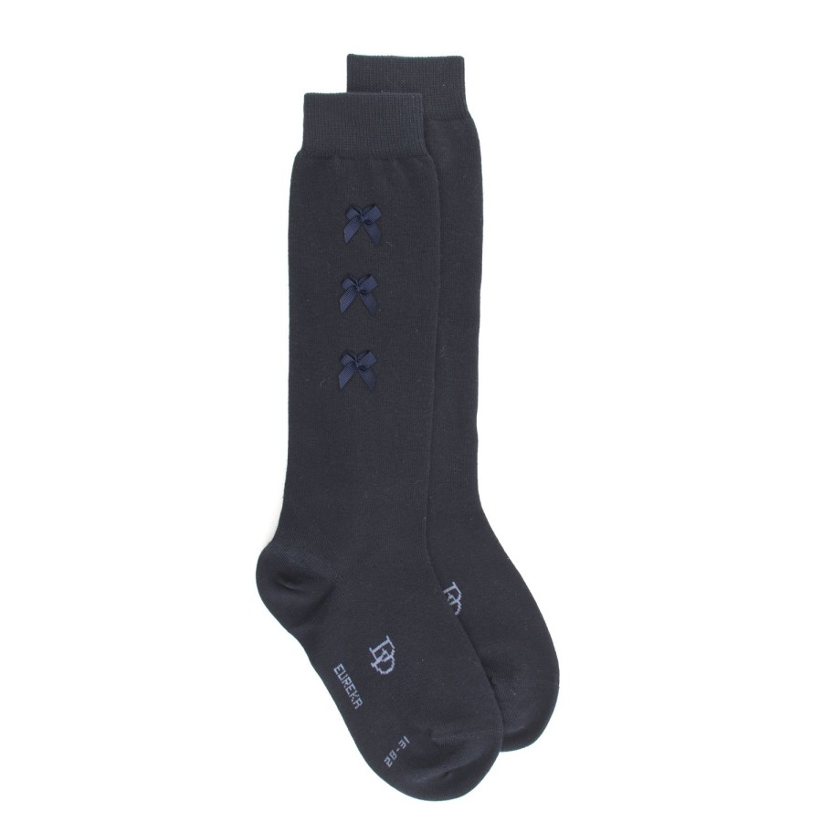 Accessories doré doré | Dore Dore Knee Socks Dark Blue Girls (Ap116064/469) - Junior Steps