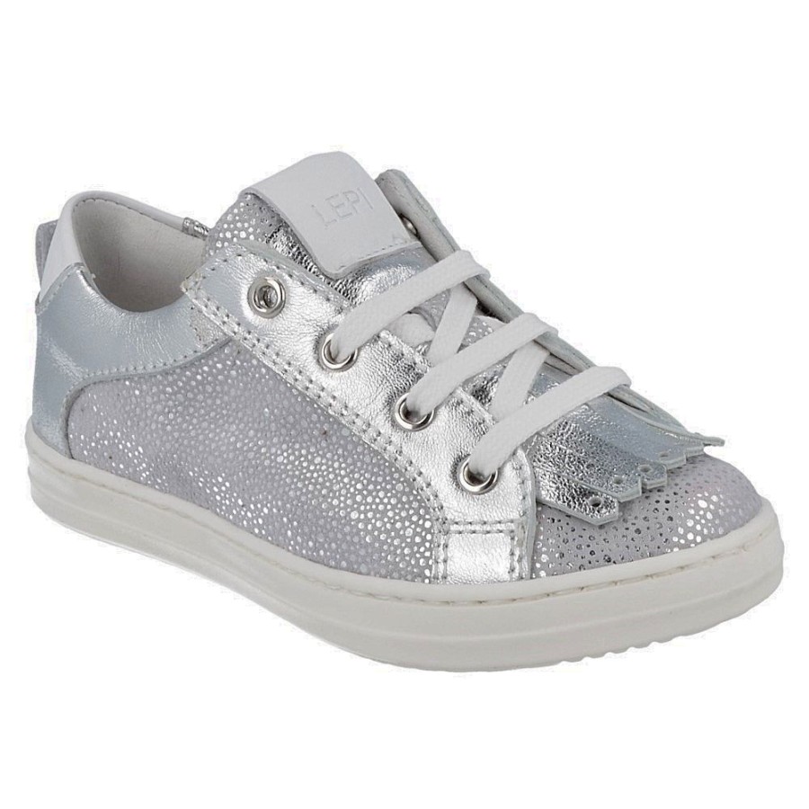 Children'S Shoes For Meisjes lepi | Lepi Sneakers Silver Girls (4375) - Junior Steps