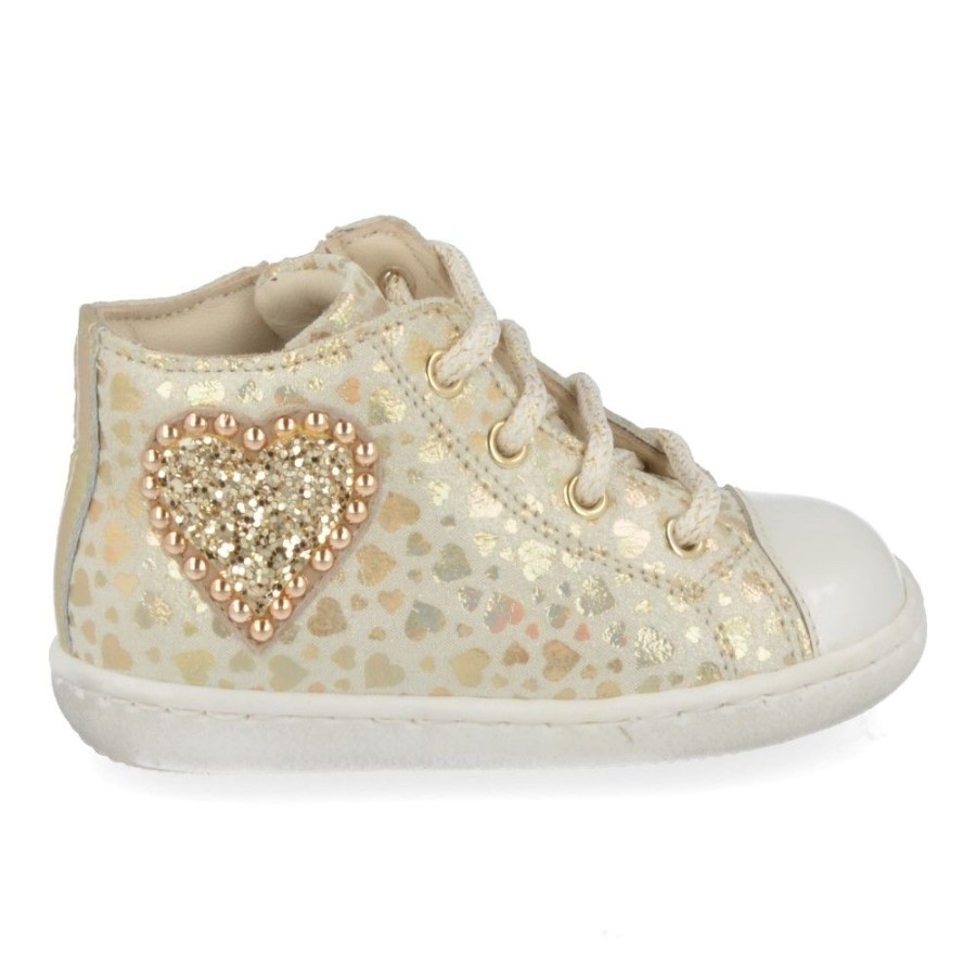 Children'S Shoes For Meisjes zecchino d'oro | Zecchino D'Oro Sneakers Gold Girls (N12-1119-1G) - Junior Steps