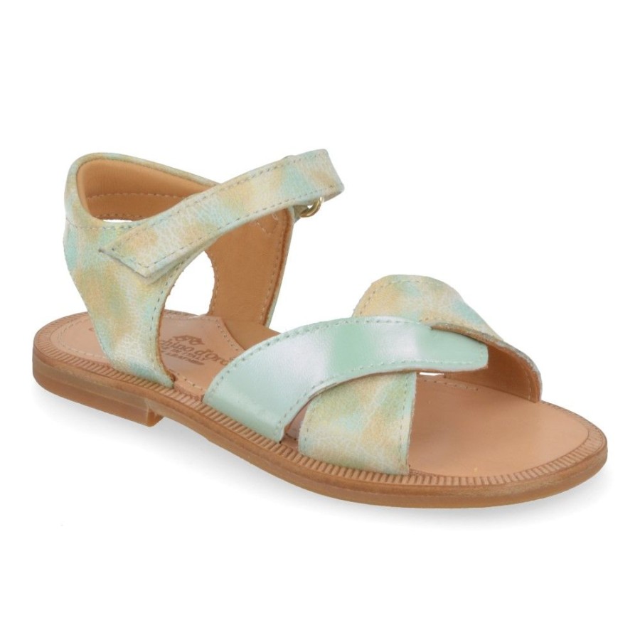 Children'S Shoes For Meisjes zecchino d'oro | Zecchino D'Oro Sandals Mint Girls (A21-1834-1G) - Junior Steps