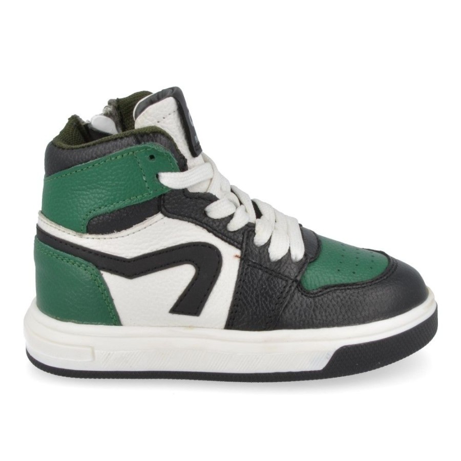 Children'S Shoes For Jongens shoeboy | Pinocchio Sneakers Green (P1012) - Junior Steps