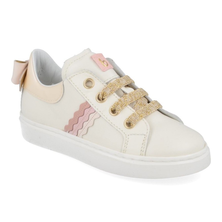 Children'S Shoes For Meisjes collonil | Beberlis Sneakers Ecru Girls (23135) - Junior Steps