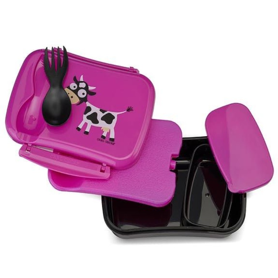 Accessories carl oscar | Carl Oscar Sandwich Box Fuchia (N'Ice Box Kids) - Junior Steps