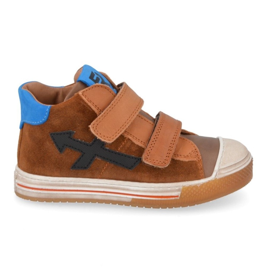 Children'S Shoes For Jongens franco romagnoli | Franco Romagnoli Sneakers Cognac Boys (3542F138) - Junior Steps