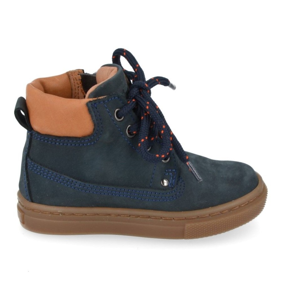 Children'S Shoes For Jongens Franco romagnoli | Franco Romagnoli Lace-Up Boots Blue Boys (3410F202) - Junior Steps