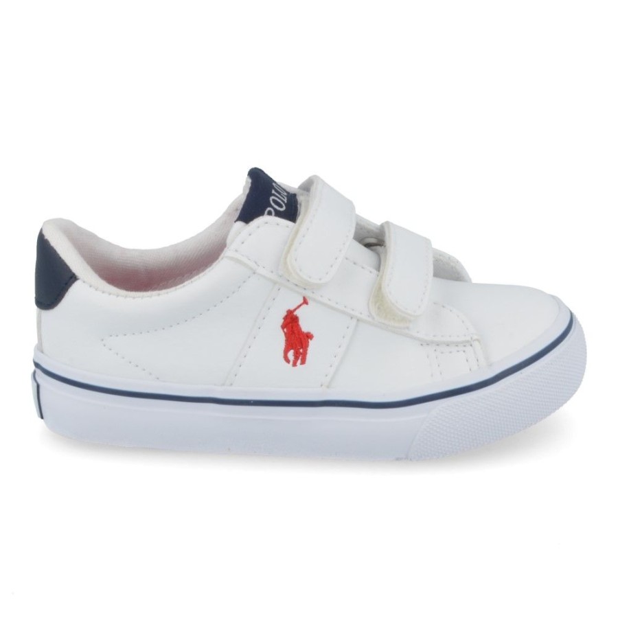 Children'S Shoes For Jongens ralph lauren | Ralph Lauren Sports And Play Shoes Wit Boys (Rf103551) - Junior Steps