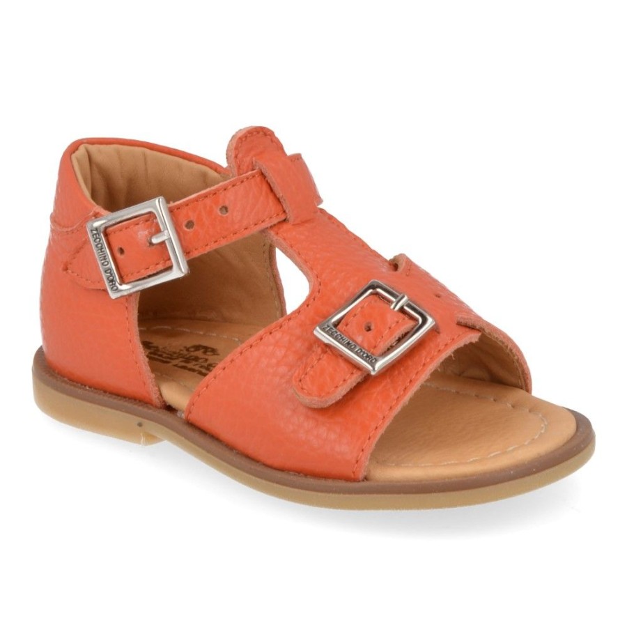 Children'S Shoes For Jongens Zecchino d'oro | Zecchino D'Oro Sandals Rust Brown (N23-2322) - Junior Steps