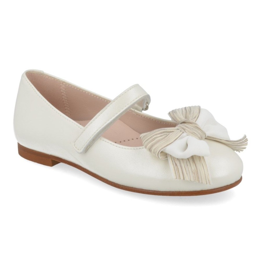 Children'S Shoes For Meisjes beberlis | Beberlis Ballerina Ecru Girls (23692-B) - Junior Steps