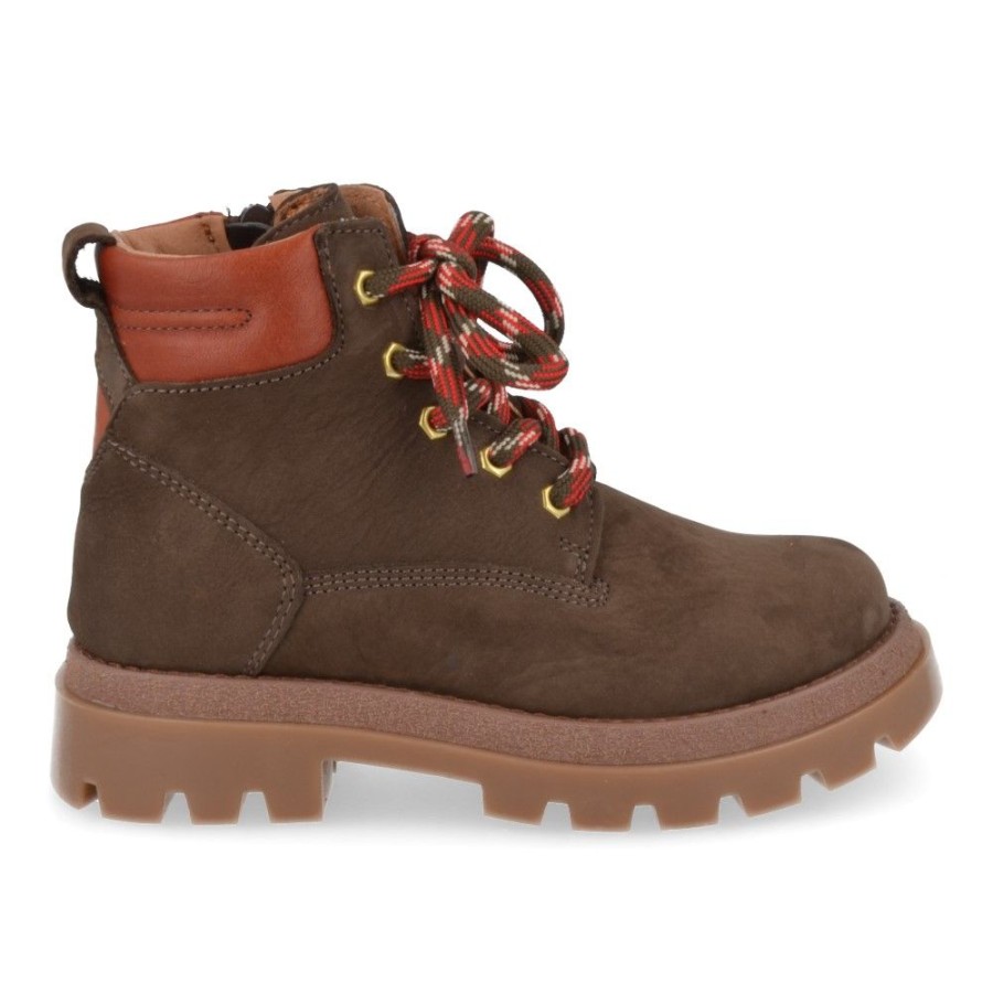 Children'S Shoes For Jongens romagnoli | Romagnoli Lace-Up Boots Brown Boys (3799R104) - Junior Steps