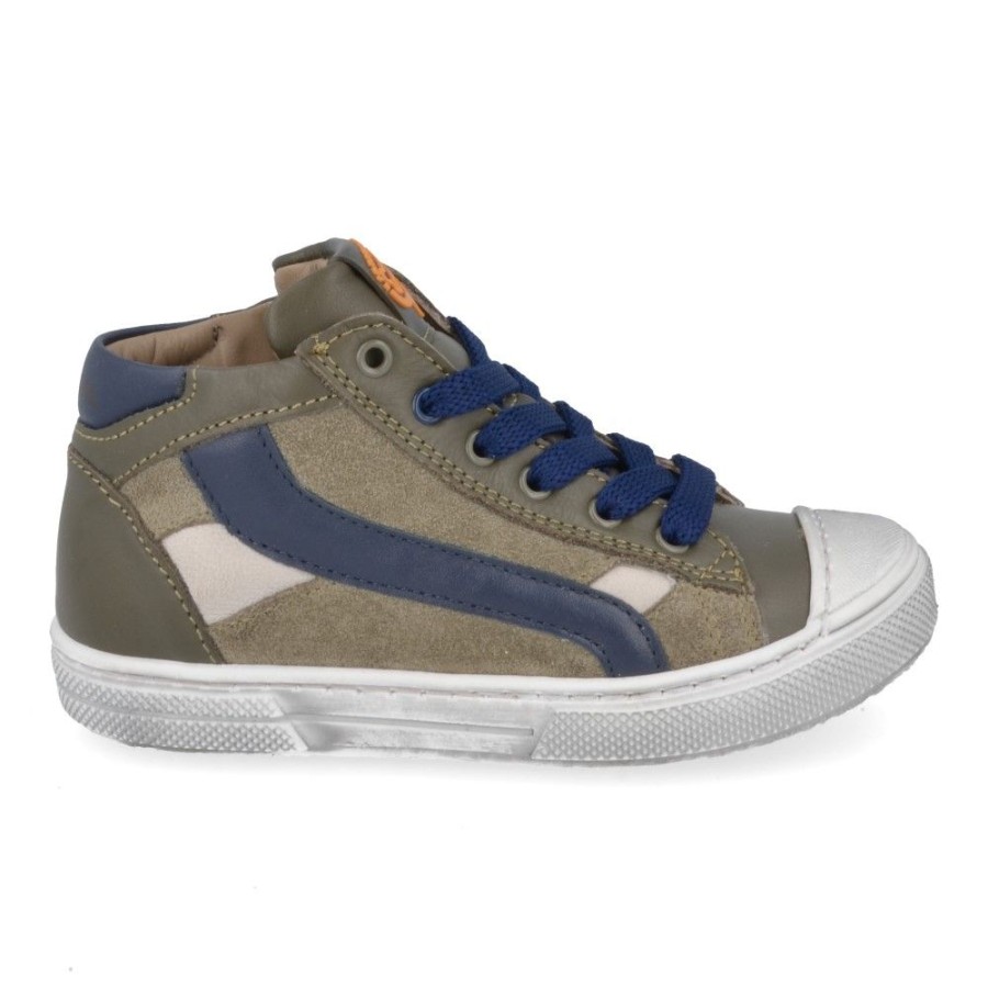 Children'S Shoes For Jongens stones and bones | Stones And Bones Sneakers Khaki Boys (Raspo) - Junior Steps