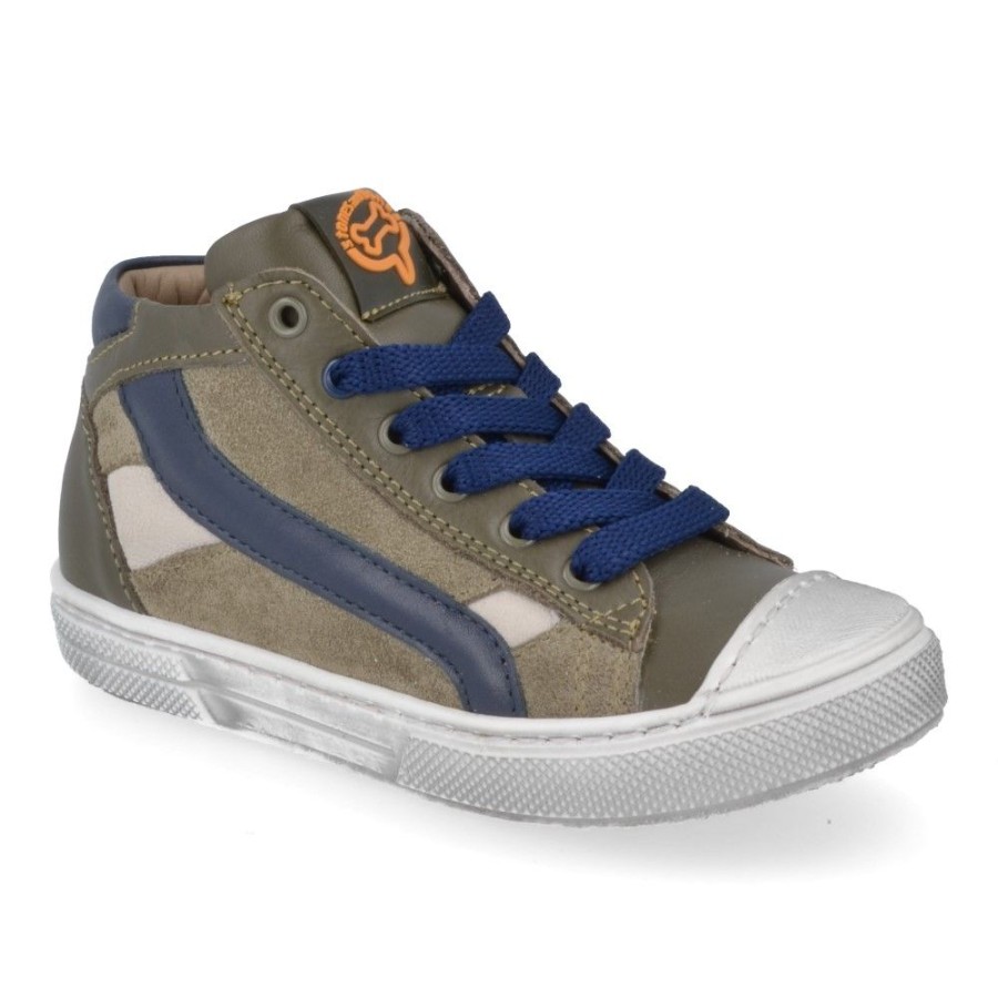 Children'S Shoes For Jongens stones and bones | Stones And Bones Sneakers Khaki Boys (Raspo) - Junior Steps