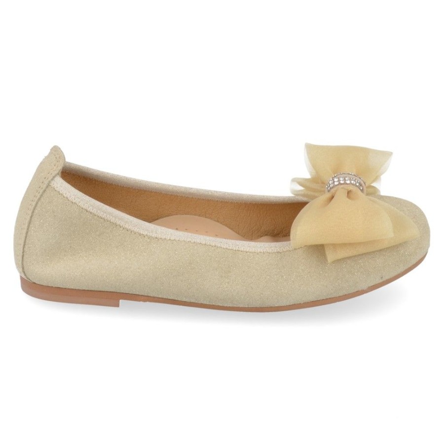 Children'S Shoes For Meisjes clarys | Clarys Ballerina Gold Girls (4857) - Junior Steps