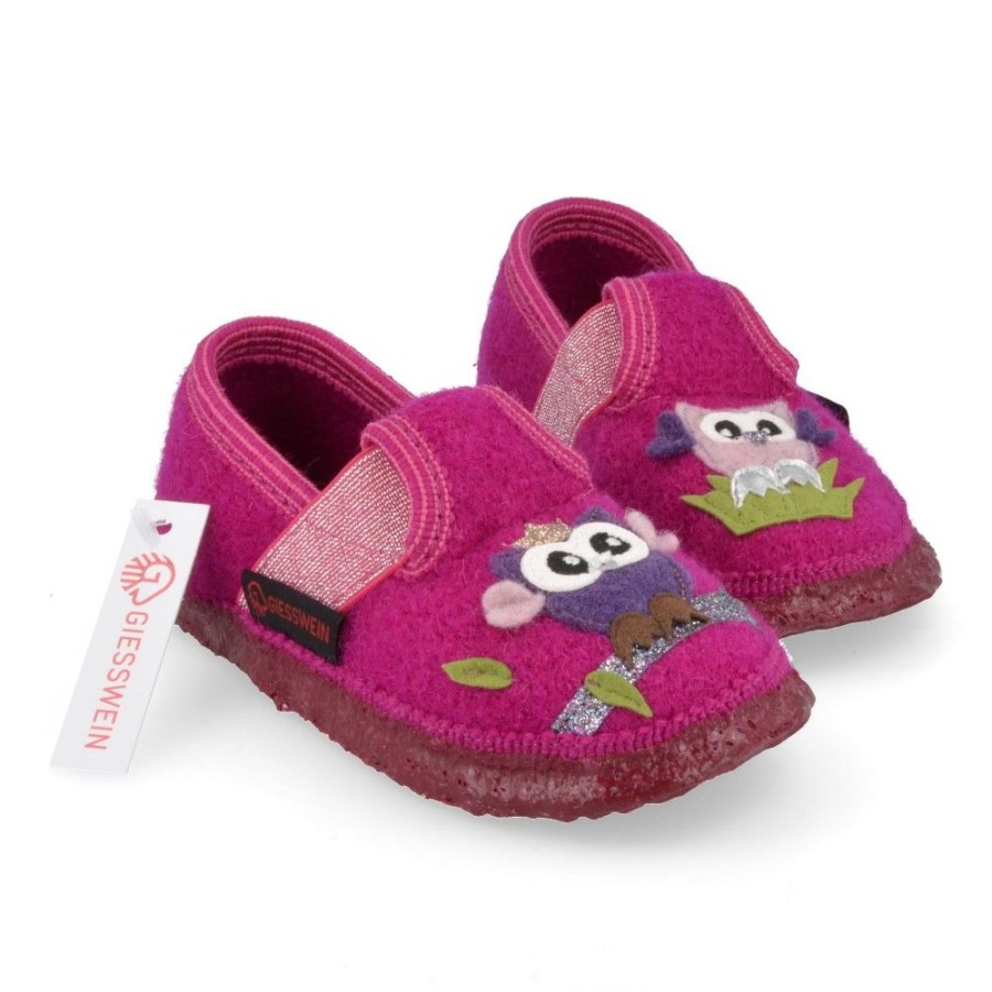 Children'S Shoes For Meisjes giesswein | Giesswein Slippers Purple Girls (40010) - Junior Steps