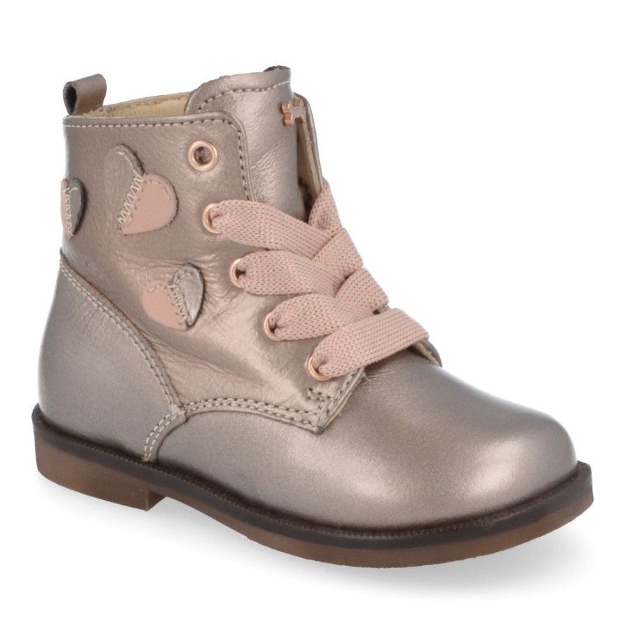 Children'S Shoes For Meisjes shoeboy | Stones And Bones Lace-Up Boots Pink Girls (Fera) - Junior Steps